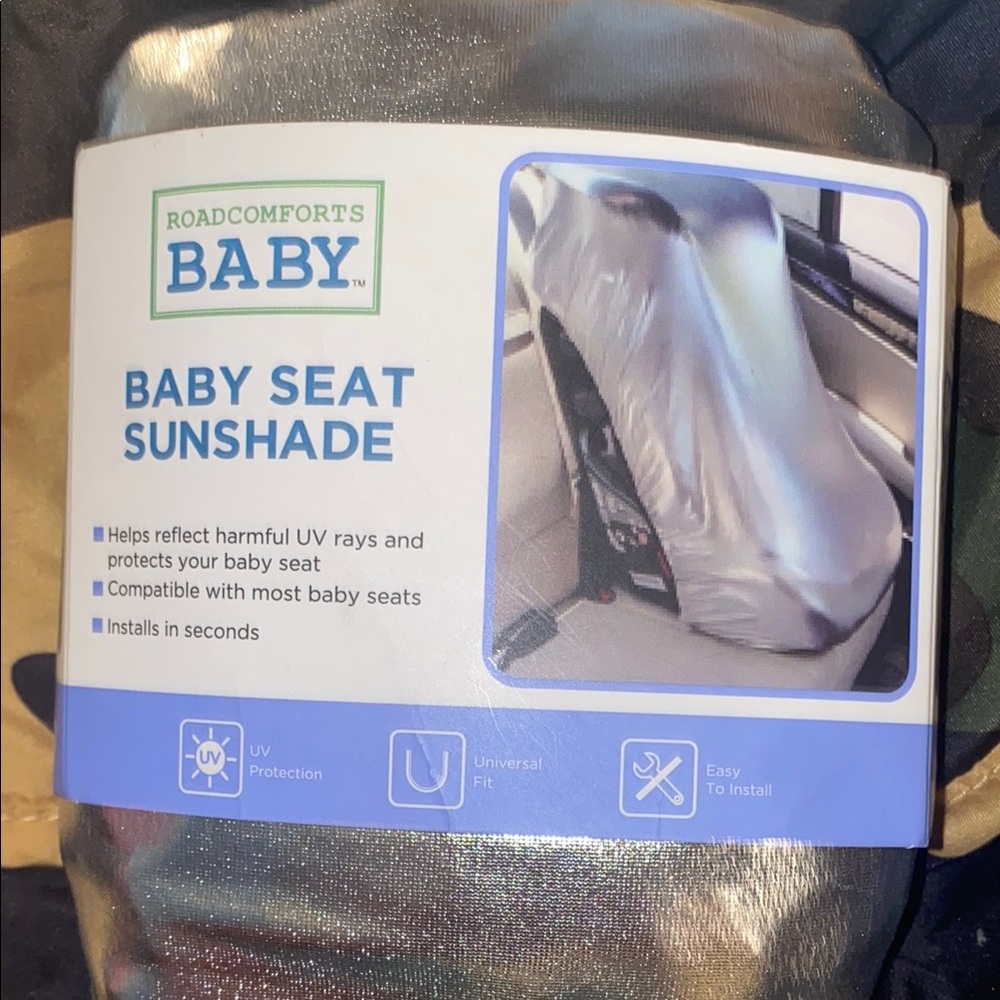 Road comforts baby 
Baby seat sunshade